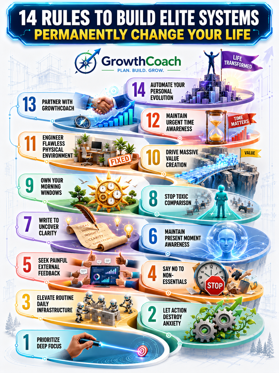 Mastering Life Systems: The Ultimate Guide to Career Success and Peak Productivity - visual detail 1