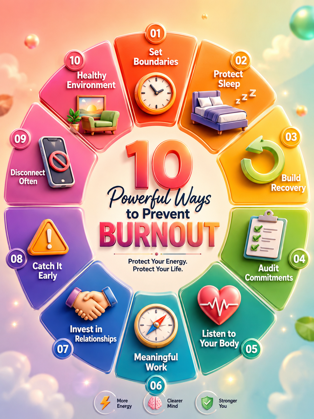 10 Proven Ways to Prevent Burnout Before It Destroys Your Productivity and Peace - visual detail 1