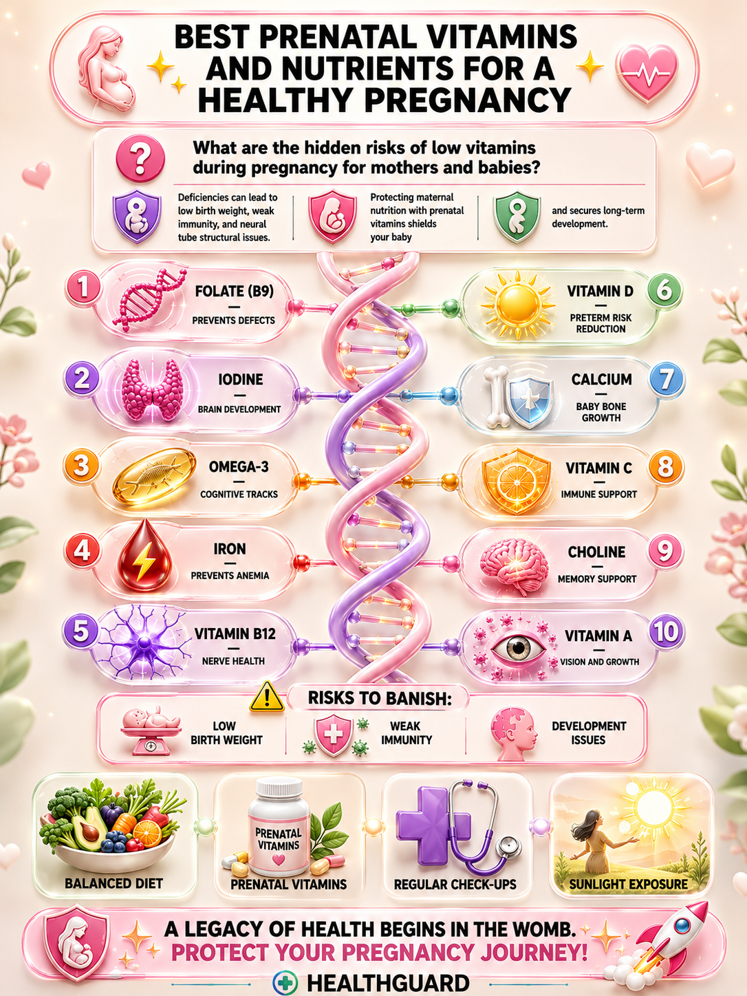 The Ultimate Guide to Prenatal Vitamins: Essential Nutrients for a Healthy Pregnancy Journey - visual detail 1