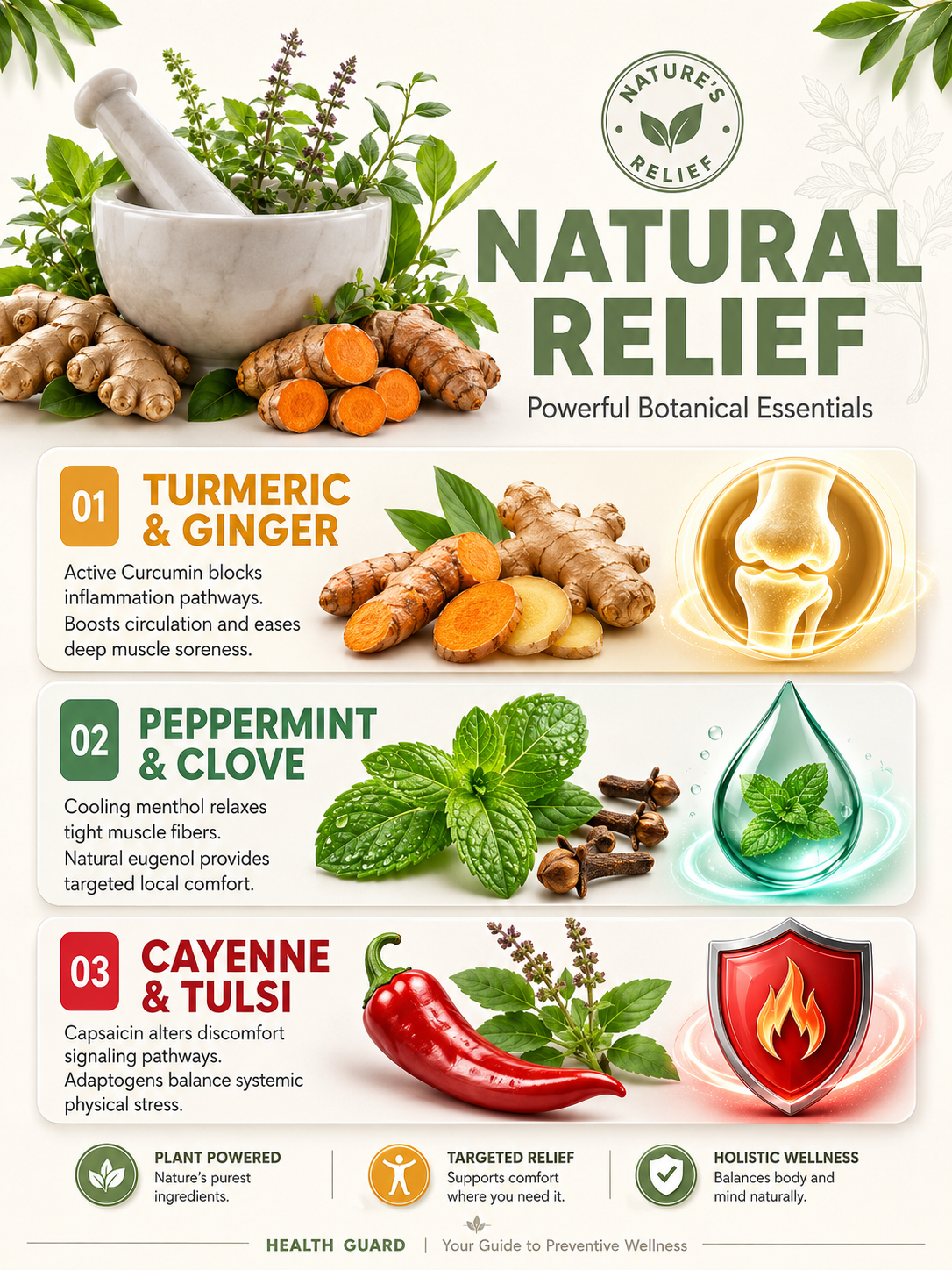 The Ultimate Guide to the Best Herbs for Natural Pain Relief and Inflammation - visual detail 1