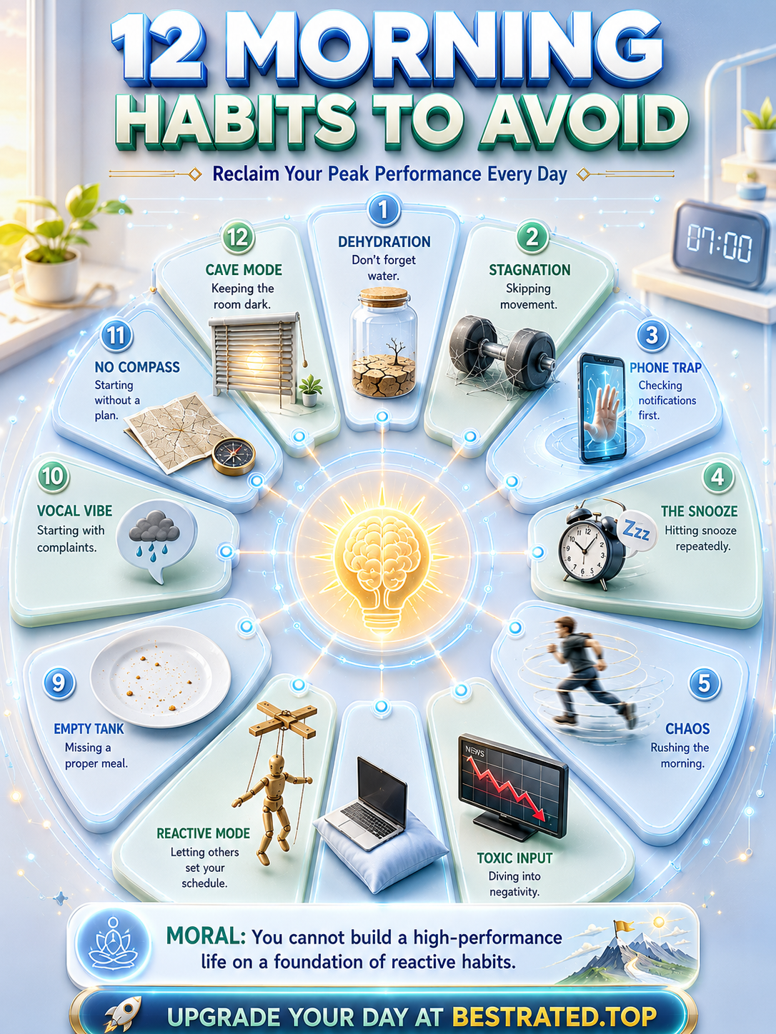 Ditch These 12 Morning Habits for a Supercharged Productivity Boost - visual detail 1
