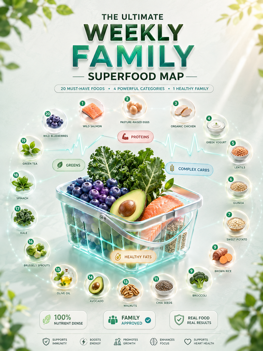 The Ultimate Healthy Grocery List for Families: 20 Nutrient-Dense Must-Haves for a Vibrant Life - visual detail 1