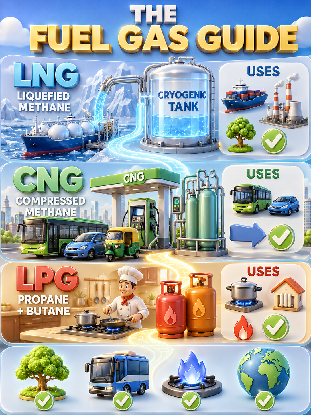 LNG vs. CNG vs. LPG: Your Ultimate Guide to Modern Fuel Gases - visual detail 1