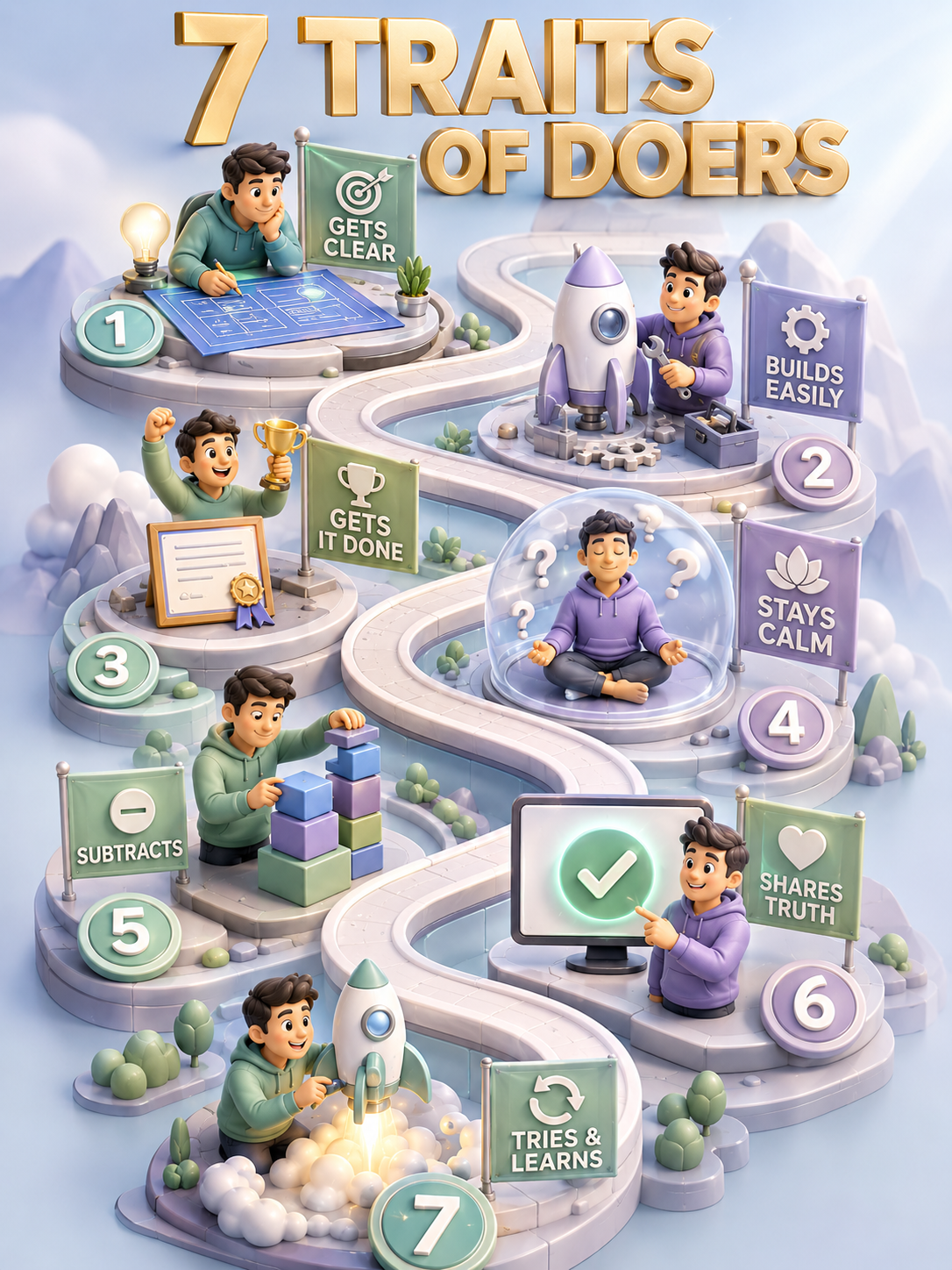 Unlock Your Potential: 7 Essential Traits of Doers and How to Cultivate a Creator Mindset - visual detail 1