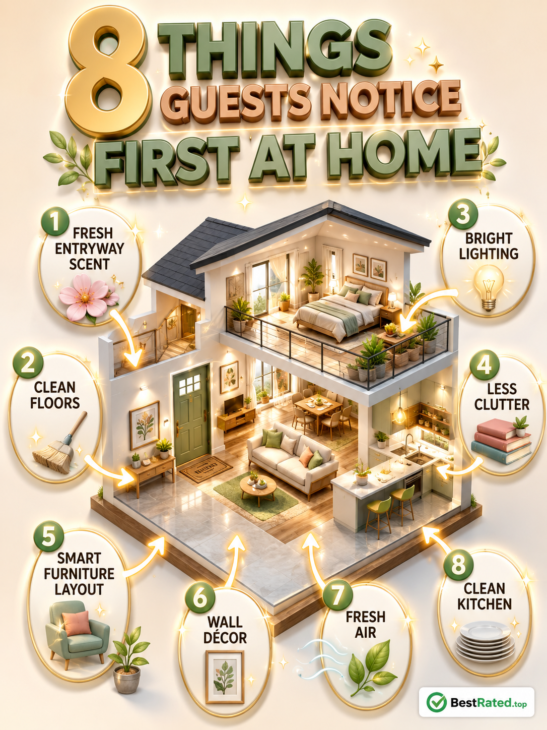 🏡✨ What Guests Notice FIRST When They Enter Your Home: Simple Fixes for a WOW Impression! 🏡🌿 - visual detail 1