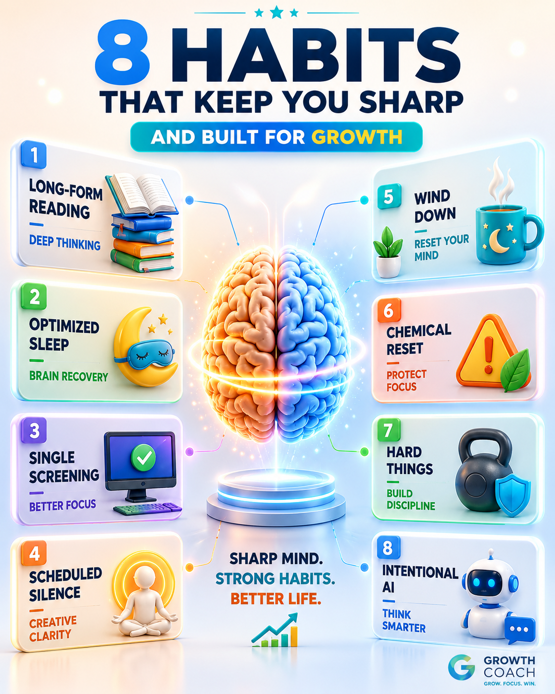 🚀 8 Powerful Habits to Sharpen Your Mind, Boost Focus, and Fuel Personal Growth - visual detail 1