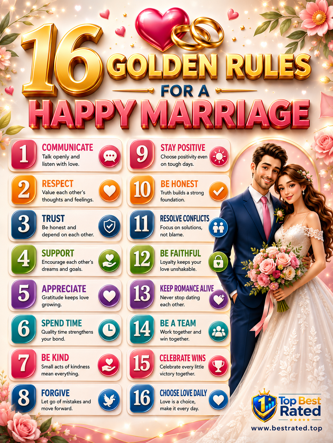 💍✨ 16 Golden Rules for a Happy Marriage That Actually Work – Timeless Secrets for Lasting Love ❤️ - visual detail 1