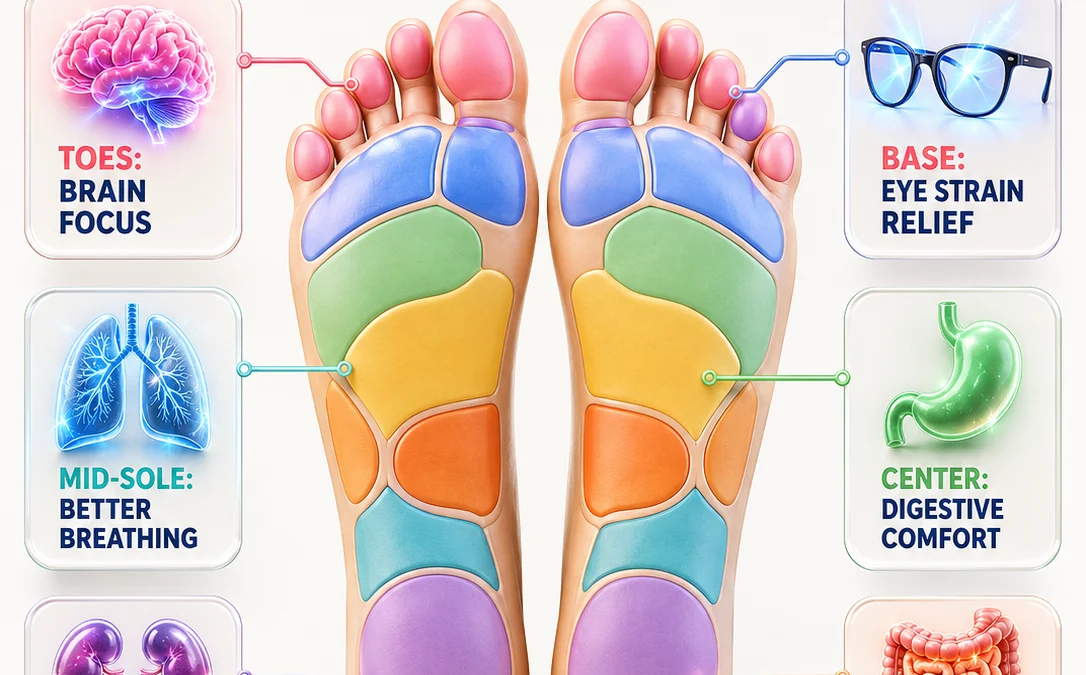 Master Foot Reflexology Points for Daily Wellness: Your Ultimate Guide - visual detail 1