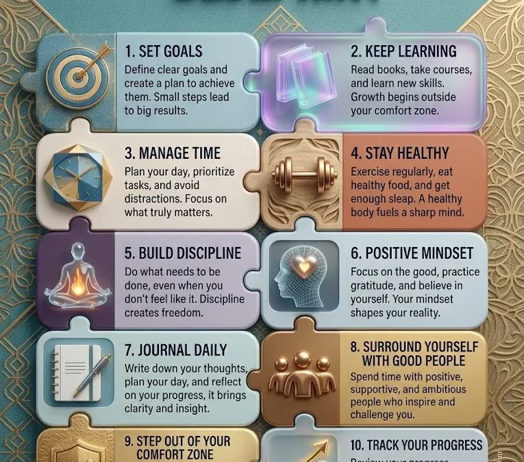 🚀 The Ultimate Self-Improvement Blueprint: 10 Actionable Habits for Daily Growth 🌟 - visual detail 1