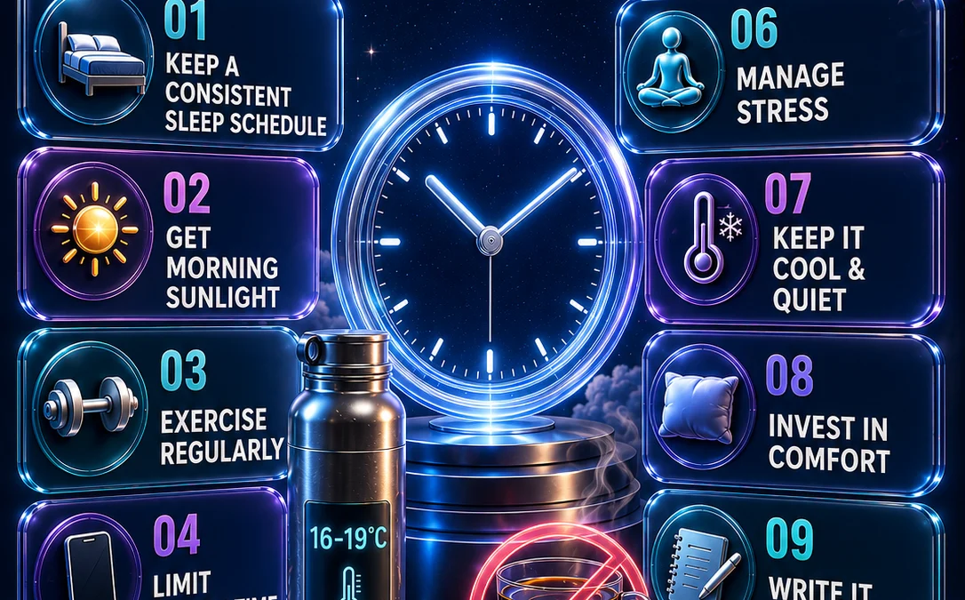 Unlock Peak Performance: 10 Science-Backed Sleep Habits for Ultimate Health & Energy - visual detail 1