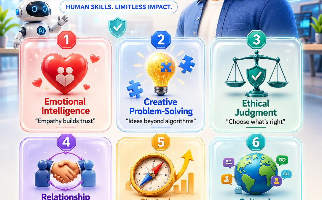 🚀 7 Essential Human Skills AI Can't Replace (Yet): Your Guide to Future-Proofing Your Career in 2026 and Beyond - visual detail 1