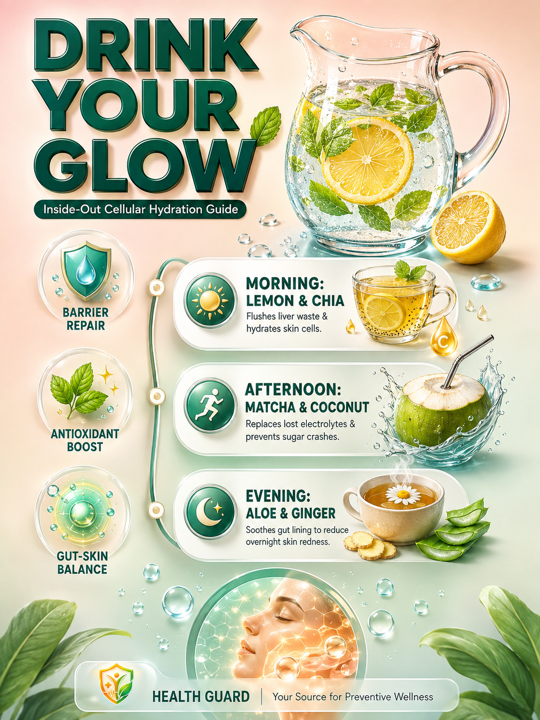 Unlock Radiant Skin & Vitality: Your Ultimate Guide to Natural Drinks - visual detail 1