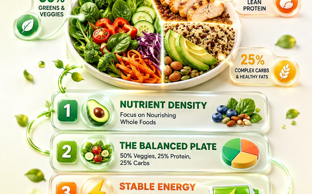Ditch the Diet: Unlock Sustainable Energy with Real Food Habits - visual detail 1