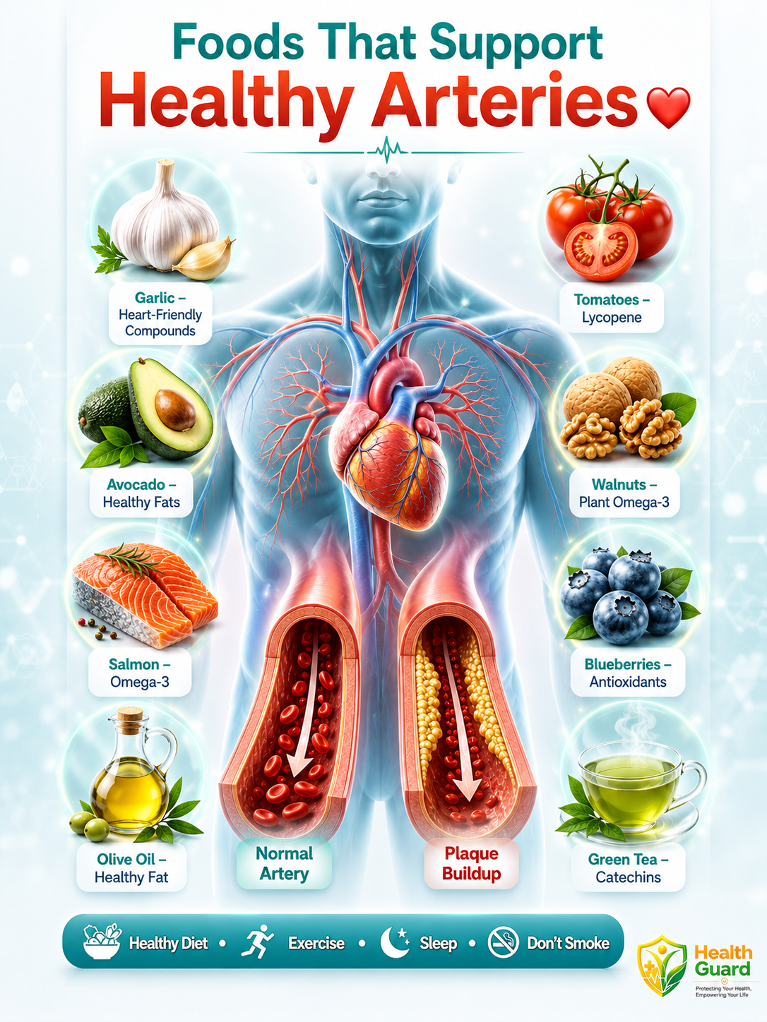 Nourish Your Arteries: Top 8 Foods for a Healthy Heart (Science-Backed!) - visual detail 1