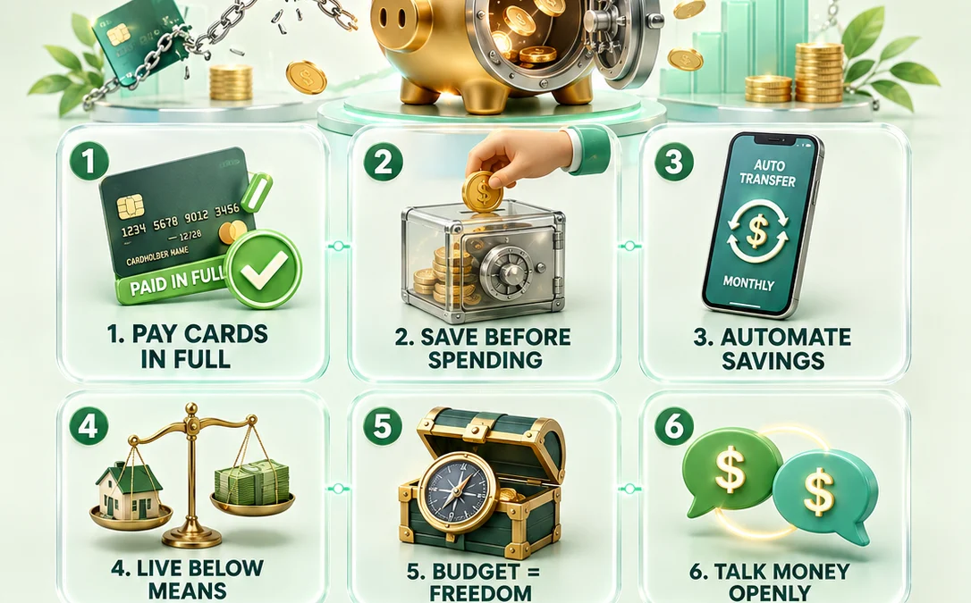 Unlock Financial Freedom: 9 Simple Habits of Debt-Free People You Can Start Today! - visual detail 1