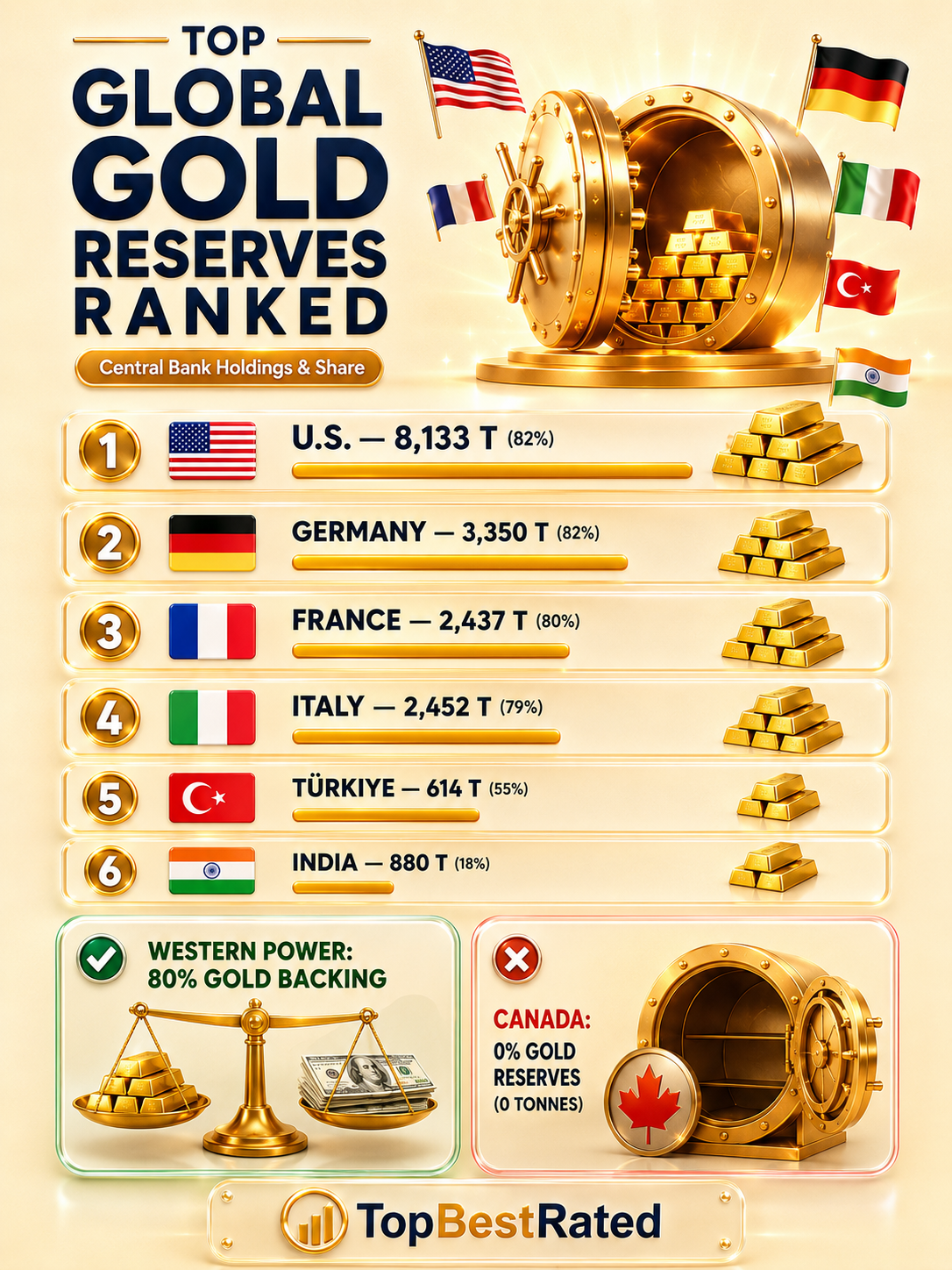 Unveiling Global Gold Reserves: A Deep Dive into Who Holds the Most Precious Metal - visual detail 1
