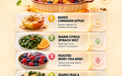 5 Delicious Warm Fruit & Veggie Recipes: Safe, Cozy, and Nutritious! 🍎🥦 - visual detail 1