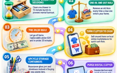 7 Genius Frugal Decluttering Tips: Organize Your Life & Keep More Cash 💰 - visual detail 1