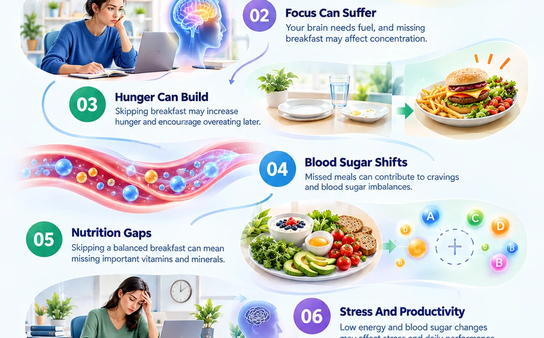 Skipping Breakfast Daily: Unveiling the Health Risks, Energy Drain, Focus Fog, and Long-Term Consequences - visual detail 1