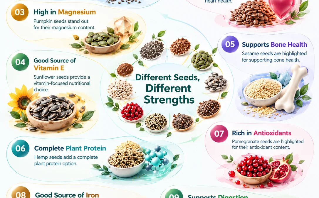 Unlock Nature's Powerhouse: Top 9 Healthiest Seeds for Ultimate Nutrition - visual detail 1