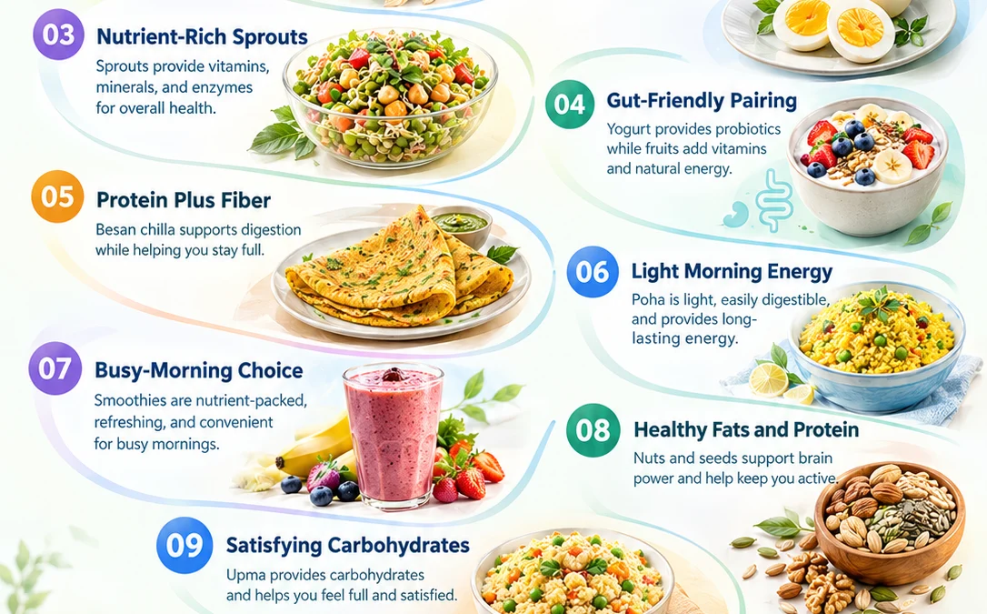9 Power Breakfast Foods to Kickstart Your Day: Natural Energy & Sustained Fullness - visual detail 1