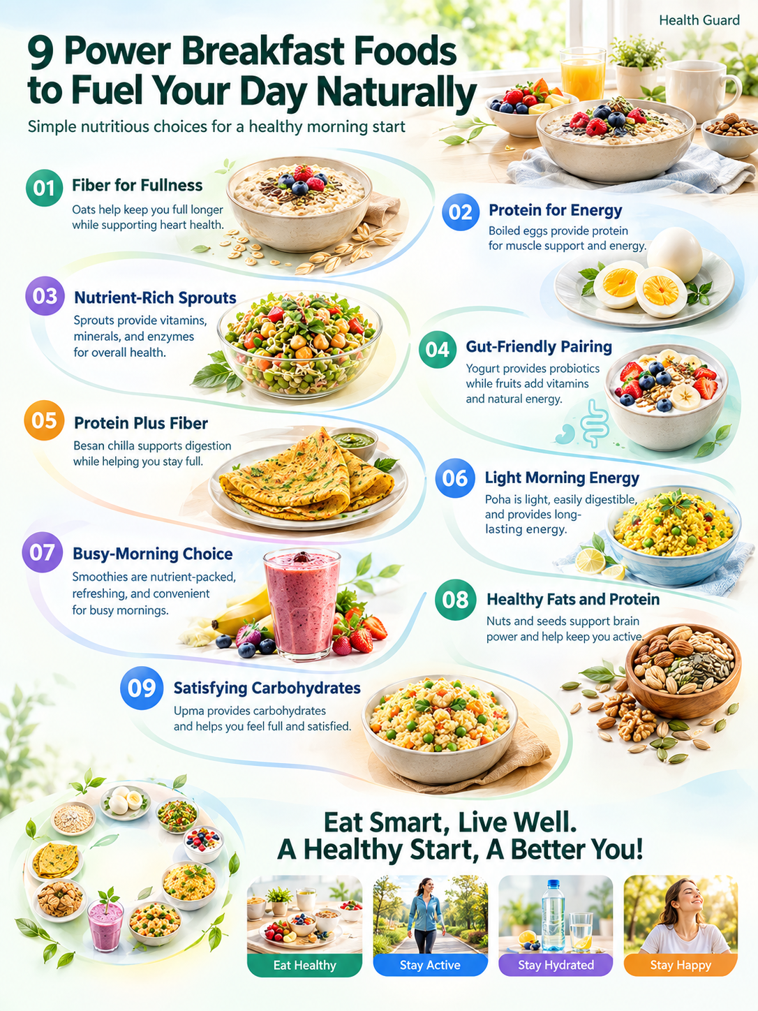9 Power Breakfast Foods to Kickstart Your Day: Natural Energy & Sustained Fullness - visual detail 1