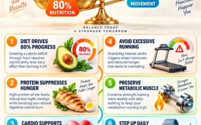 Diet vs. Cardio for Fat Loss: Mastering the 80/20 Rule for Sustainable Weight Loss - visual detail 1