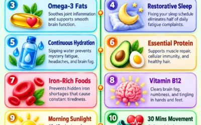 Unlock Peak Energy: 10 Daily Essentials Your Body Needs to Thrive ⚡ - visual detail 1