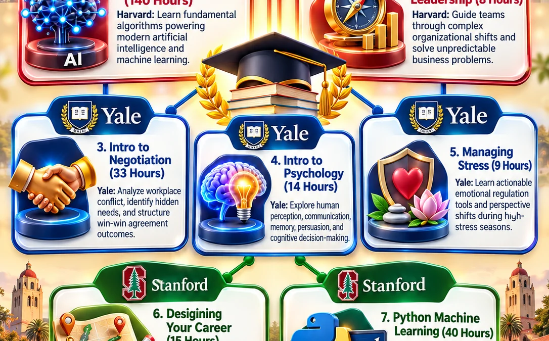 Unlock Your Potential: Top 9 Free Ivy League Courses from Harvard, Yale & Stanford to Skyrocket Your Skills 🚀 - visual detail 1