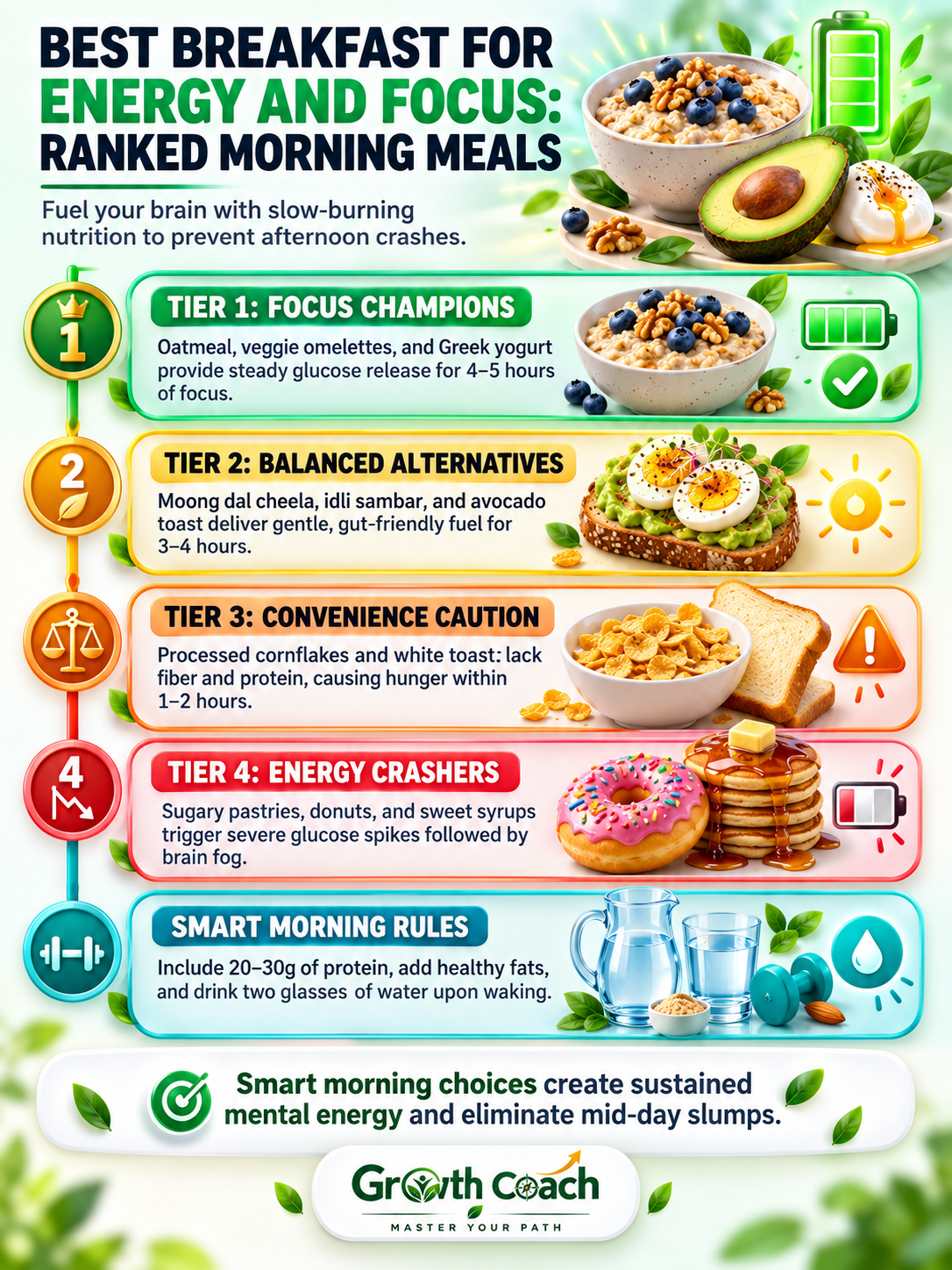 The Ultimate Guide: Best Breakfast for Energy and Focus, Ranked! - visual detail 1