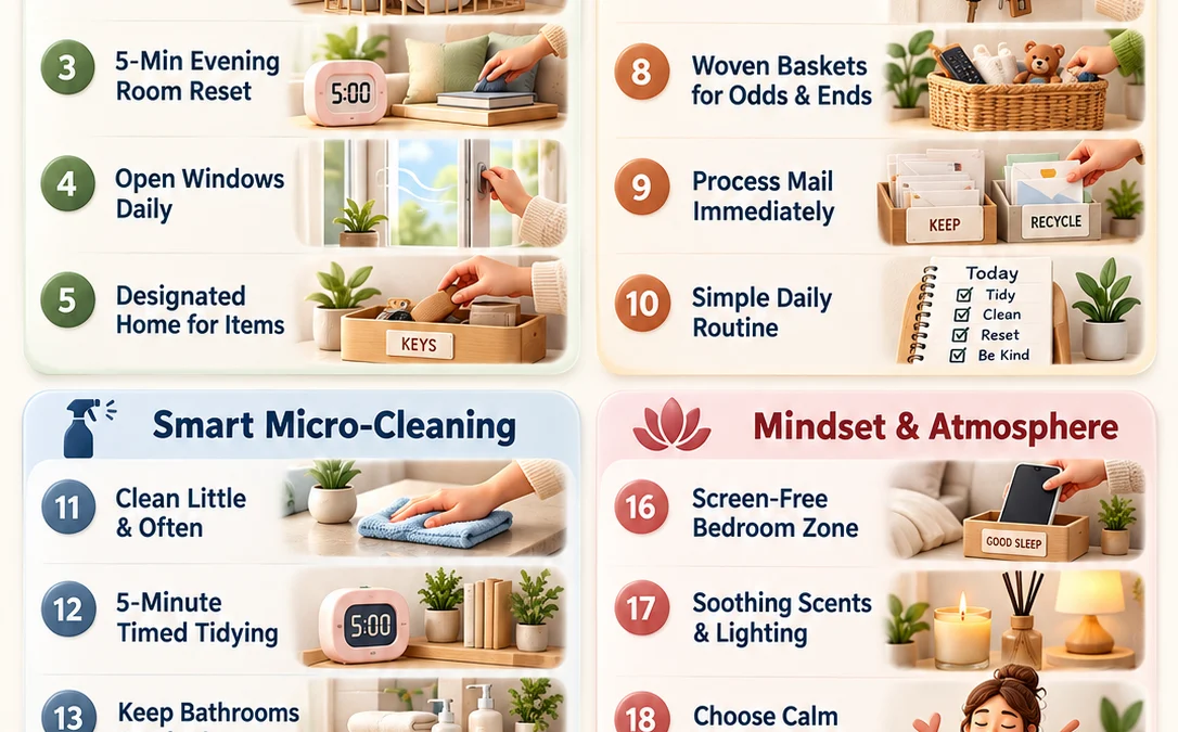 20 Simple Home Habits for a Serene and Effortless Living Space - visual detail 1