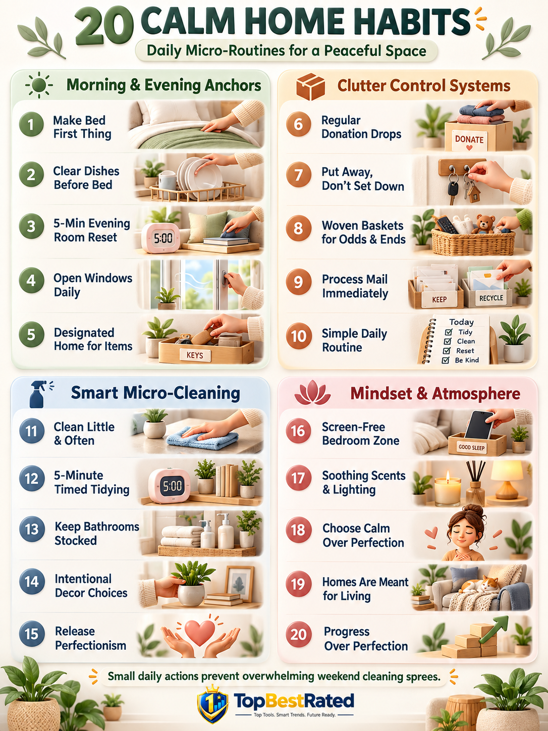 20 Simple Home Habits for a Serene and Effortless Living Space - visual detail 1